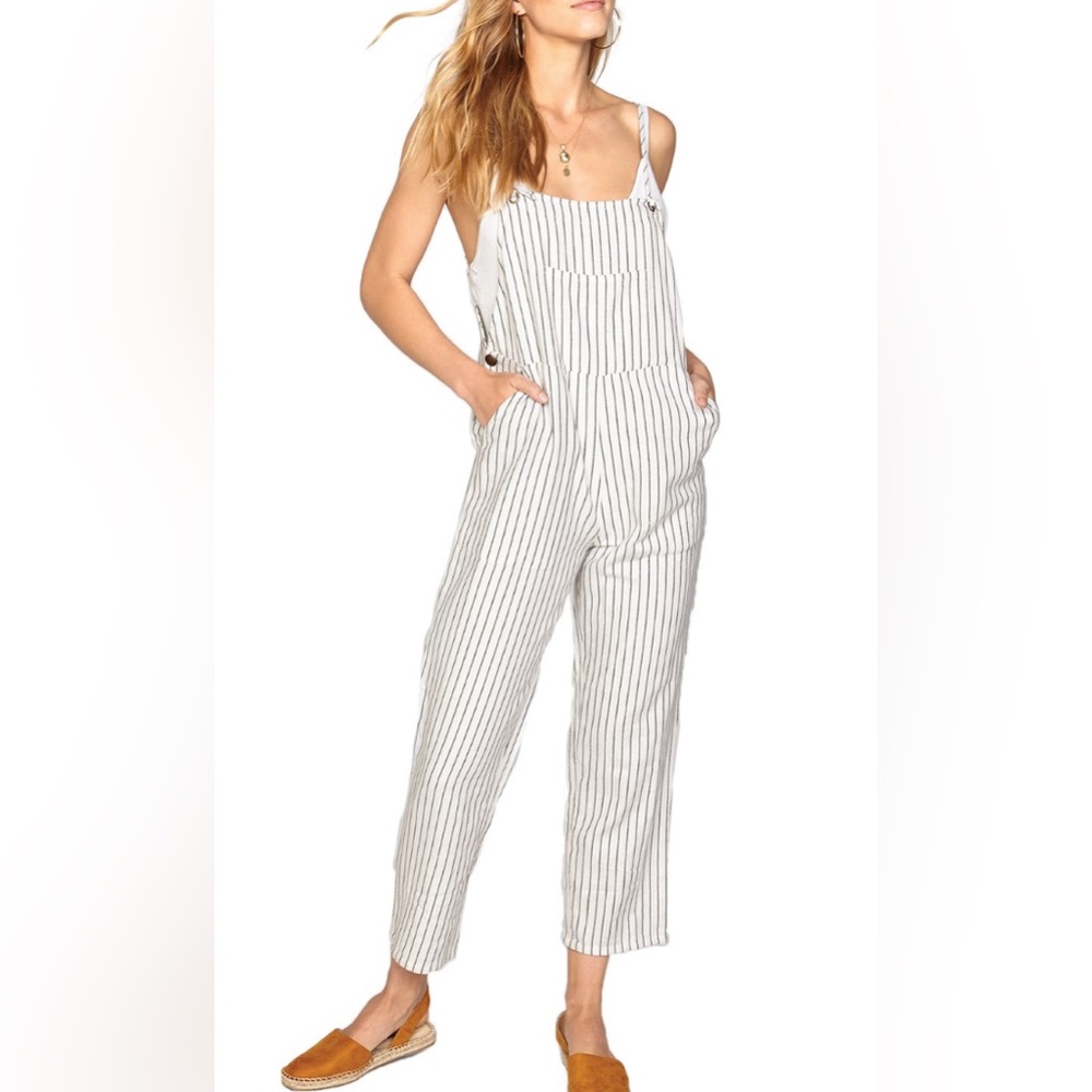 COPY - AMUSE SOCIETY - Pinstripe overalls, size small, only worn once so it’s l…
